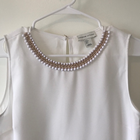EMBELLISHED SLEEVELESS BLOUSE - Picture 2 of 2
